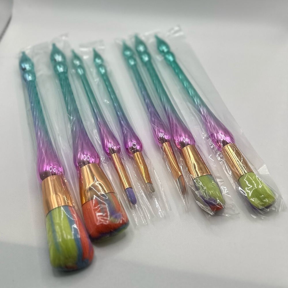 Unicorn Makeup Brushes 7pcs
